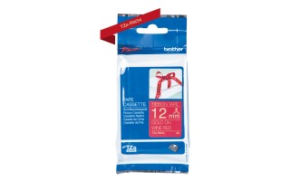 Cinta Rotulador Brother 12mm 4m Satinado Dorado/Rojo Cinta Rotulador Brother 12mm 4m Satinado Dorado/Rojo