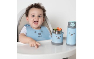 Babero de Silicona Buba Gumy 12092 Oso Azul Babero de Silicona Buba Gumy 12092 Oso Azul