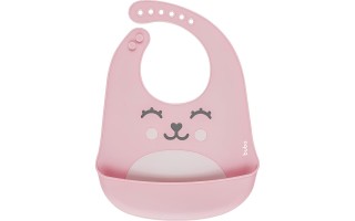 Babero de Silicona Buba Gumy 12093 Oso Rosa Babero de Silicona Buba Gumy 12093 Oso Rosa