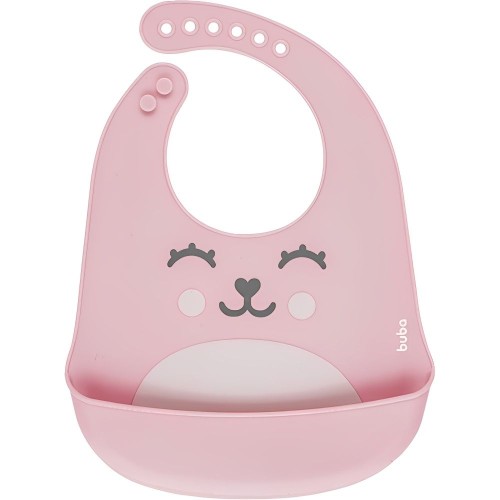 Babero de Silicona Buba Gumy 12093 Oso Rosa Babero de Silicona Buba Gumy 12093 Oso Rosa