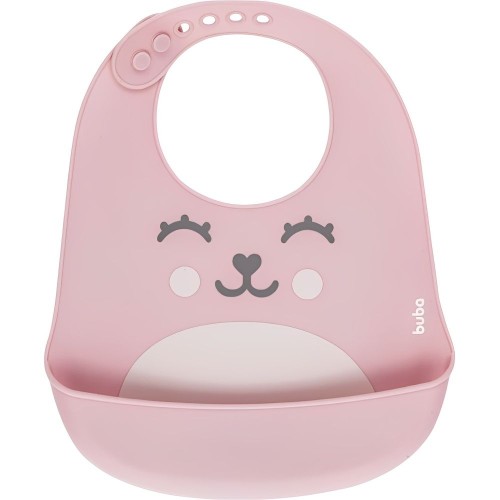 Babero de Silicona Buba Gumy 12093 Oso Rosa Babero de Silicona Buba Gumy 12093 Oso Rosa