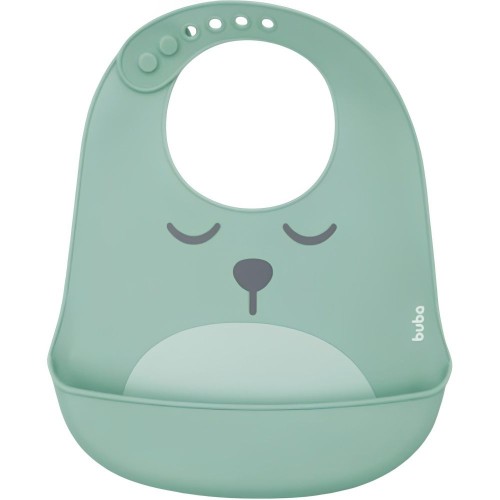 Babero de Silicona Buba Gumy 12094 Oso Verde