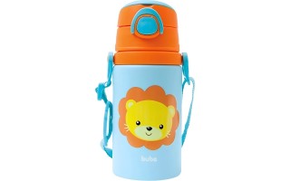 Botella de Agua Térmica Buba Animal Fun 400ml León Botella de Agua Térmica Buba Animal Fun 400ml León