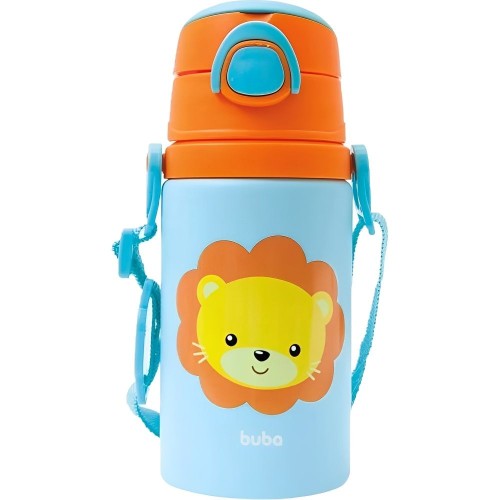 Botella de Agua Térmica Buba Animal Fun 400ml León Botella de Agua Térmica Buba Animal Fun 400ml León