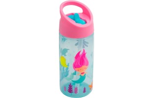 Botella de Agua Antiderrame Buba 15326 380ml Sirenas Botella de Agua Antiderrame Buba 15326 380ml Sirenas