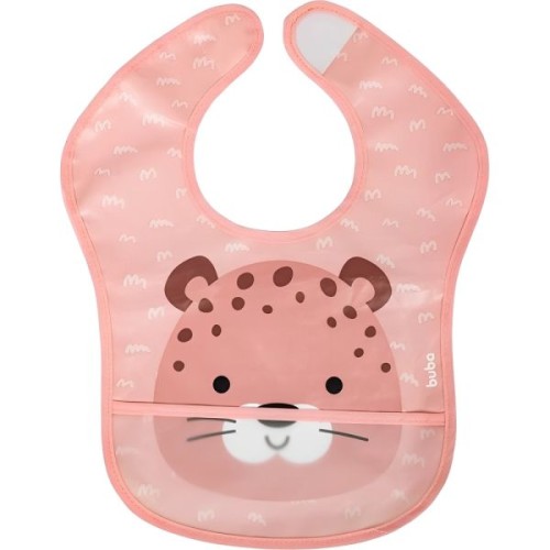 Babero de Silicona Buba 15342 Leopardo Rosa Babero de Silicona Buba 15342 Leopardo Rosa