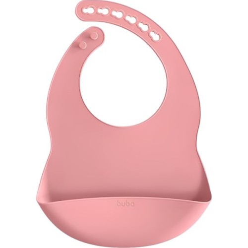 Babero de Silicona Buba Gumy 15640 Rosa