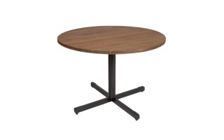 Mesa Butzke Ipanema Madera y Metal Redonda 100x75cm