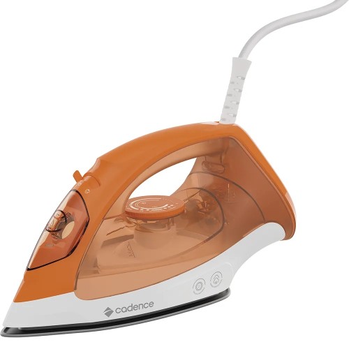 Plancha Seca y a Vapor Cadence IRO210 1200W Naranja