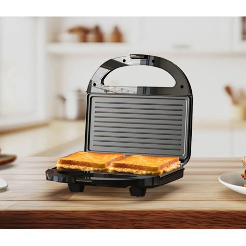 Sandwichera Grill Cadence SanduGrill SAN230 750W Negro