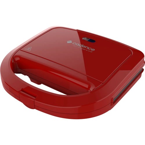 Sandwichera Cadence Toast&Grill SAN 2 panes 750W Rojo