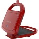 Sandwichera Cadence Toast&Grill SAN 2 panes 750W Rojo