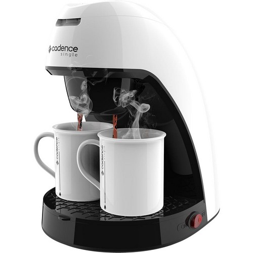 Cafetera Electrica Cadence Single 240ml 450W Blanco