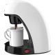 Cafetera Electrica Cadence Single 240ml 450W Blanco