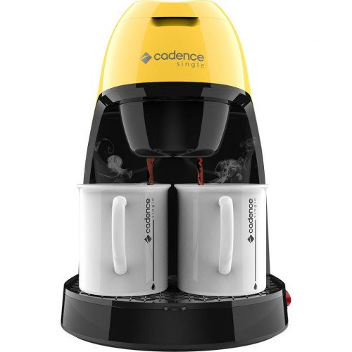 Cafetera Electrica Cadence Single 240ml 450W Amarillo