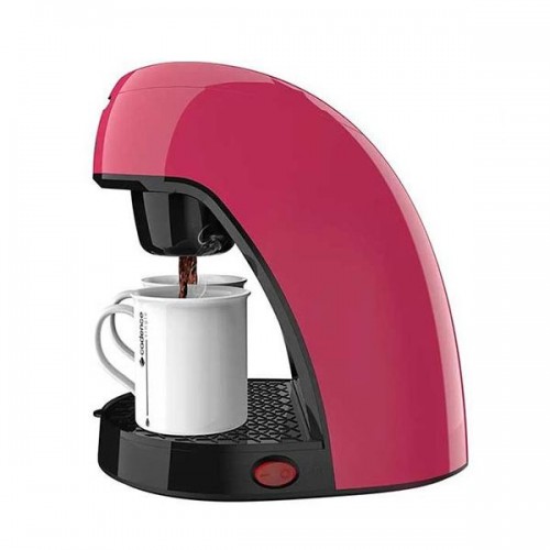 Cafetera Electrica Cadence Single 240ml 450W Rosa