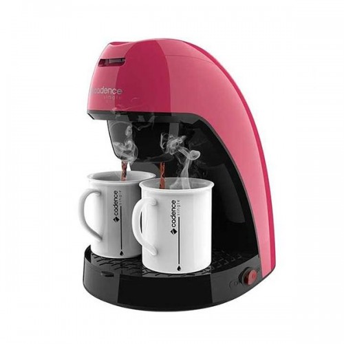 Cafetera Electrica Cadence Single 240ml 450W Rosa