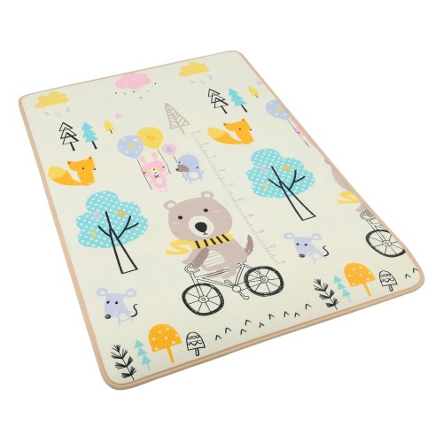 Alfombra Antigolpes Carestino Reversible 120x180cm Oso
