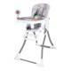 Silla de Comer Carestino Rio SL002 18kg Gris