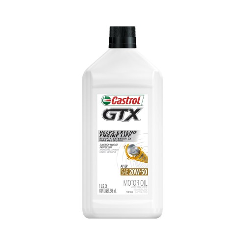 Aceite para Motor Naftero Castrol GTX 20W-50 1qt (946ml)