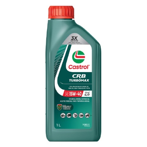 Aceite para Motor Diesel Castrol CRB Turbomax 15W-40 1qt (946ml)