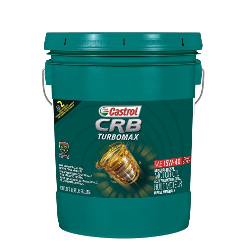 Aceite para Motor Diesel Castrol CRB Turbomax 15W-40 5gal (19L)