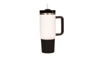 Vaso Térmico con Pajita Cat 1T4001 1,3L Blanco Vaso Térmico con Pajita Cat 1T4001 1,3L Blanco