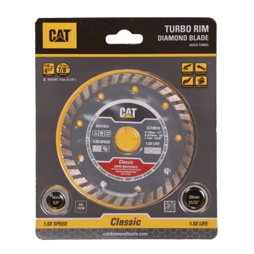 Disco de Corte Cat DA11013 Diamante Turbo 110mm Disco de Corte Cat DA11013 Diamante Turbo 110mm