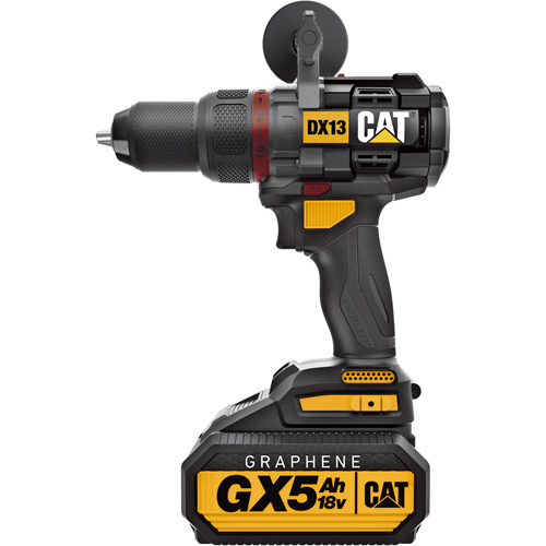 Taladro Percutor a Batería Cat DX13 13mm 18V GRAFENO