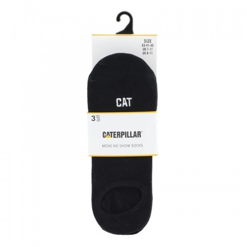 Medias Cortas Caterpillar No Show 10121 Negro x3u