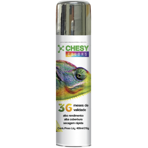 Pintura en Aerosol Chesy 46724 400ml Cromo Metalizado