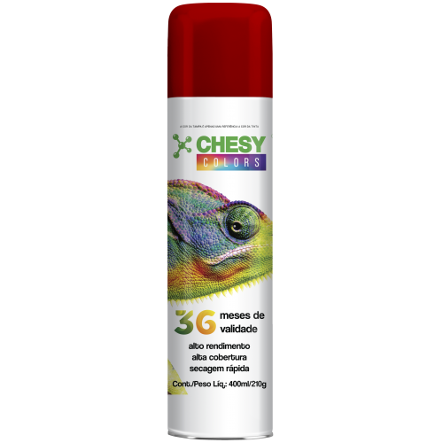 Pintura en Aerosol Chesy 46730 400ml Rojo Metalizado