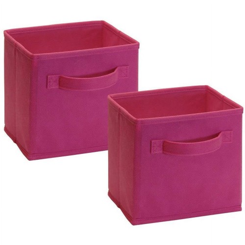 Caja Organizadora ClosetMaid 1504 Tela 18cm Fucsia x2u