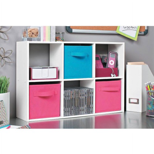 Caja Organizadora ClosetMaid 1504 Tela 18cm Fucsia x2u