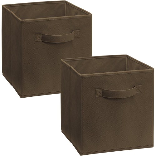 Caja Organizadora ClosetMaid 8297 Tela 26cm Marrón x2u