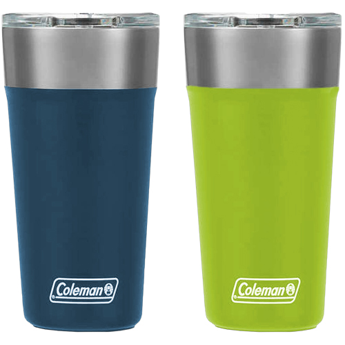 Vasos Térmicos para Cerveza Coleman 600ml Azul y Verde