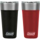 Vasos Térmicos para Cerveza Coleman 600ml Negro y Rojo