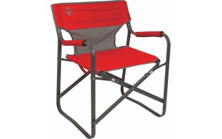Silla Plegable Coleman Outpost Breeze Deck 130kg Rojo Silla Plegable Coleman Outpost Breeze Deck 130kg Rojo