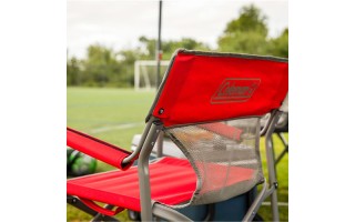 Silla Plegable Coleman Outpost Breeze Deck 130kg Rojo Silla Plegable Coleman Outpost Breeze Deck 130kg Rojo