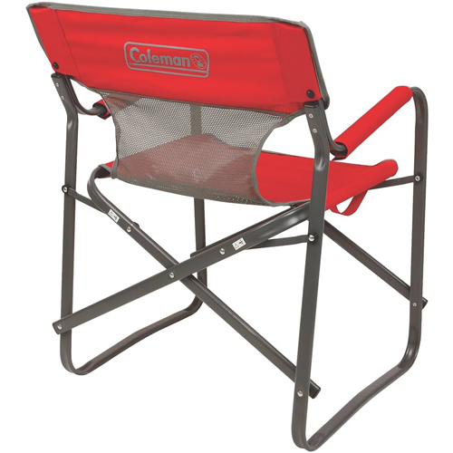 Silla Plegable Coleman Outpost Breeze Deck 130kg Rojo