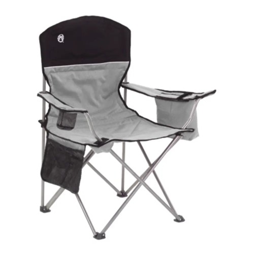 Silla Plegable Coleman Quad Negro/Gris 150kg