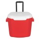 Conservadora Coleman 28qt (26L) c/ Ruedas Rojo