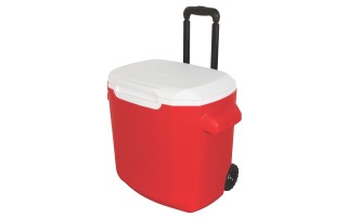 Conservadora Coleman 28qt (26L) c/ Ruedas Rojo Conservadora Coleman 28qt (26L) c/ Ruedas Rojo