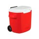 Conservadora Coleman 16qt (15L) con Ruedas Rojo