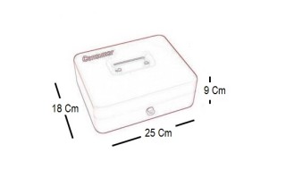 Caja de Dinero Consumer 25x18x9cm Caja de Dinero Consumer 25x18x9cm