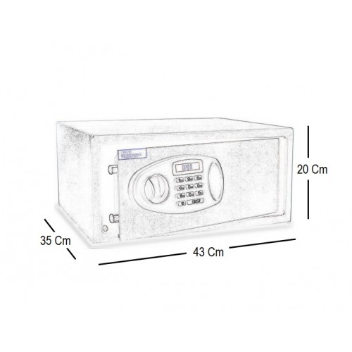 Caja de Seguridad Consumer Digital Laptop 35x20x43cm