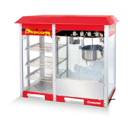 Máquina para hacer Pororó Consumer 1900W con Exhibidor