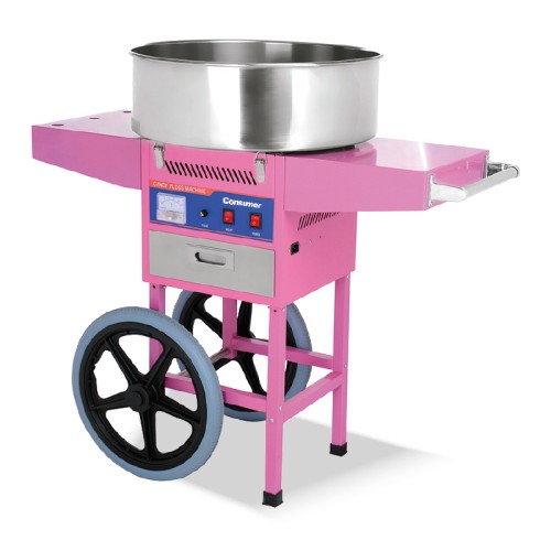 Máquina para Algodón de Azúcar Consumer 900W con Carrito