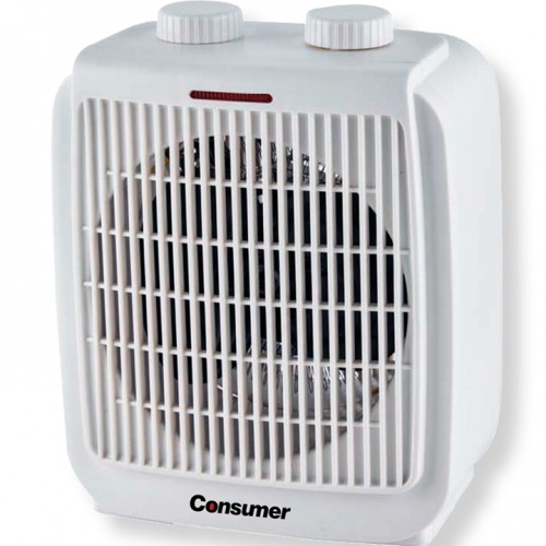 Estufa Consumer Turbo con Ventilador 2000W Blanca