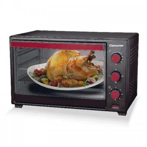 Horno Eléctrico Consumer 131 62L 2000W Negro